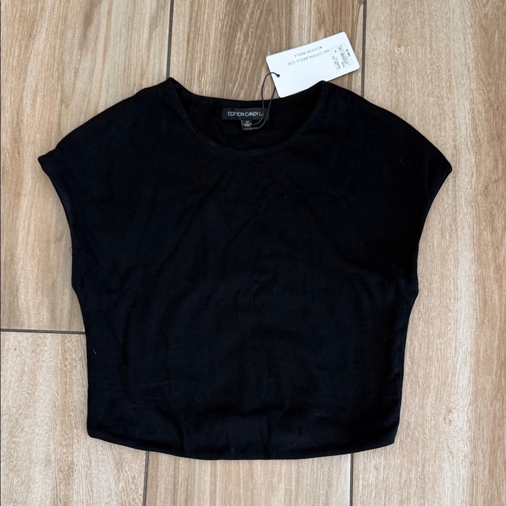 Cotton On Classic Black Crop Top